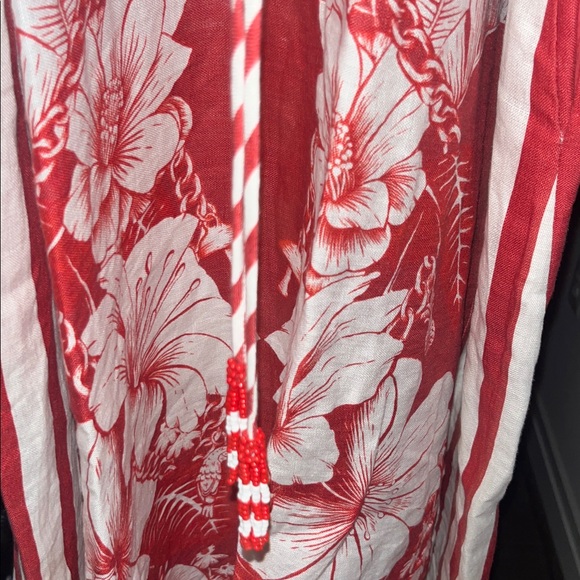 Farm Rio Linen Floral Dress - Picture 7 of 9